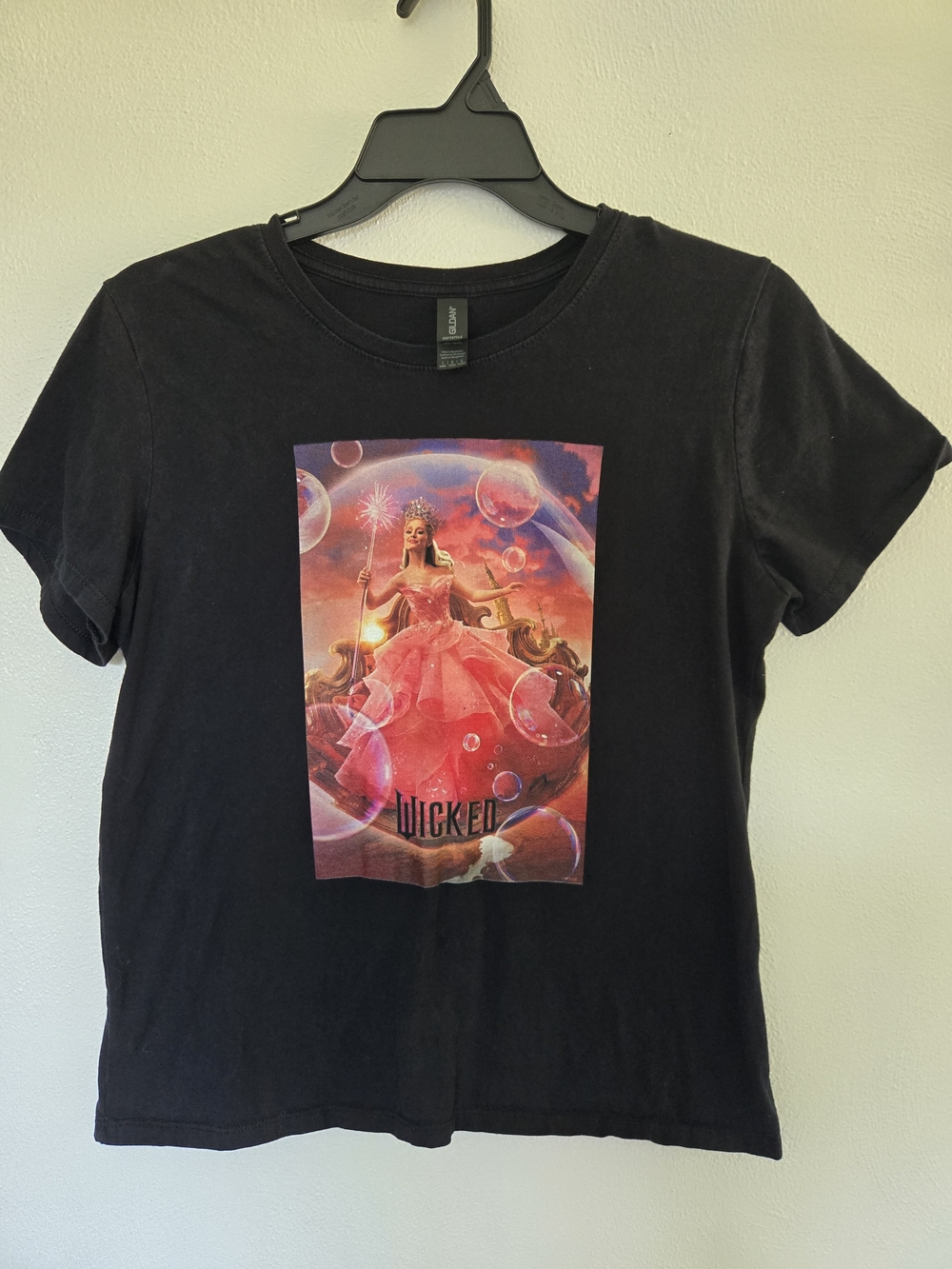 Wicked Graphic Tee - Black with Pink Art